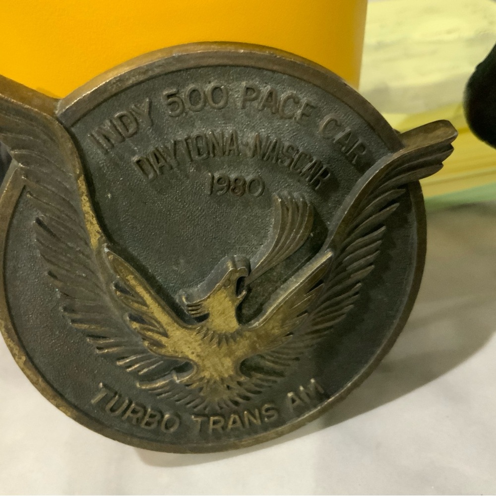 Vintage Indy 500 Pace Car Belt Buckle